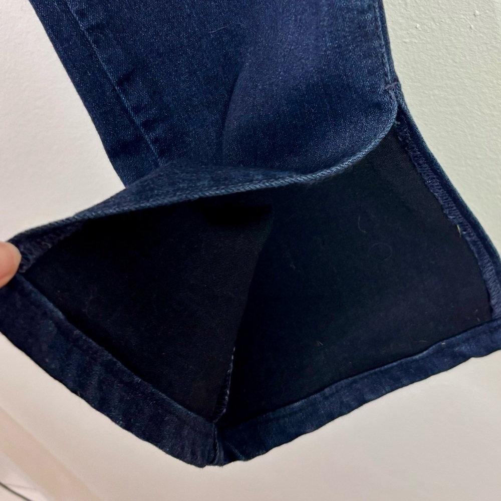 PAIGE Constance skinny jeans 29 dark wash split hem - Picture 8 of 11